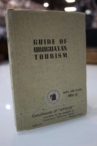 Portada del libro de Guide of uruguayan tourism 1954