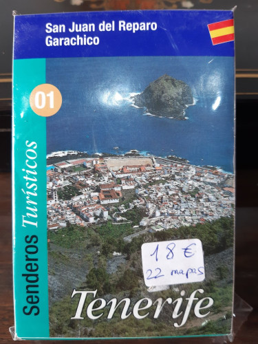 Portada del libro de Tenerife. Senderos Turísticos (22 mapas)