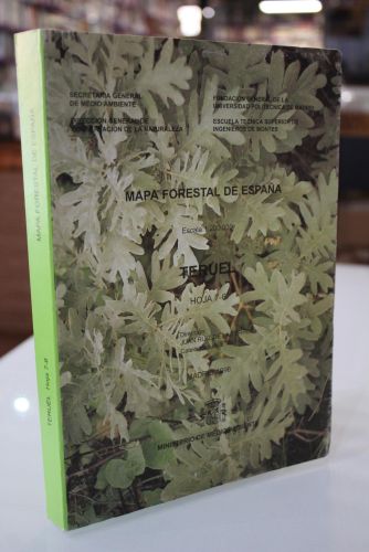 Portada del libro de Mapa forestal de España. Escala 1:200.000. Teruel. Hoja 7-6