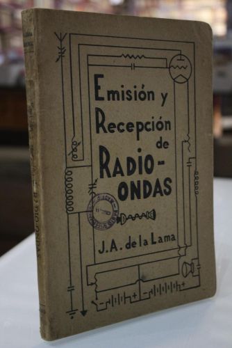 Portada del libro de Emisión y Recepción de Radio-Ondas. Tomo I.