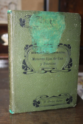 Portada del libro de Manual del Mecánico VII Motores Fijos de Gas y Petróleo.