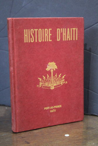 Portada del libro de Histoire d'Haiti. A l'usage des candidats au certificat d'etudes primaires.