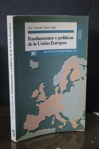 Portada del libro de Fundamentos y políticas de la Unión Europea