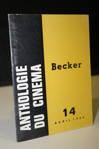 Portada del libro de Anthologie Du Cinéma: Becker. Nº 14- Avril 1966.