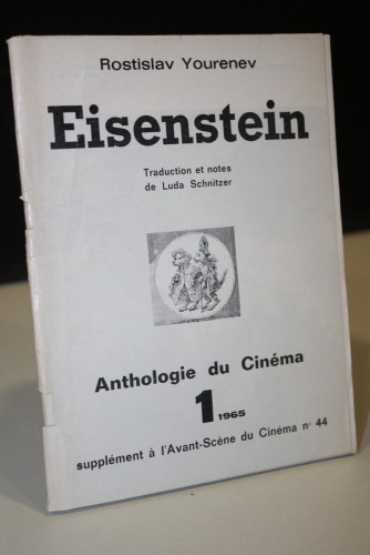 Portada del libro de Anthologie du Cinéma 1, 1965. Supplément a l'Avant-Scene du Cinéma nº 44: Eisenstein