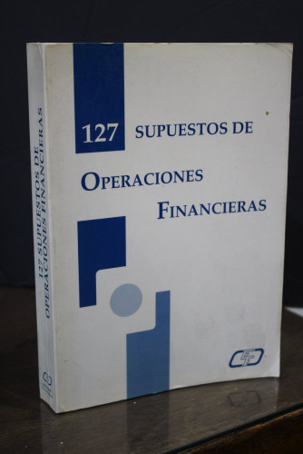 Portada del libro de 127 Supuestos de operaciones financeras