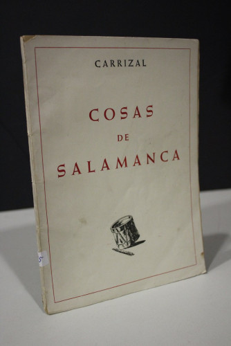 Portada del libro de Cosas de Salamanca