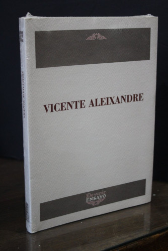 Portada del libro de Vicente Aleixandre.- Devenir.