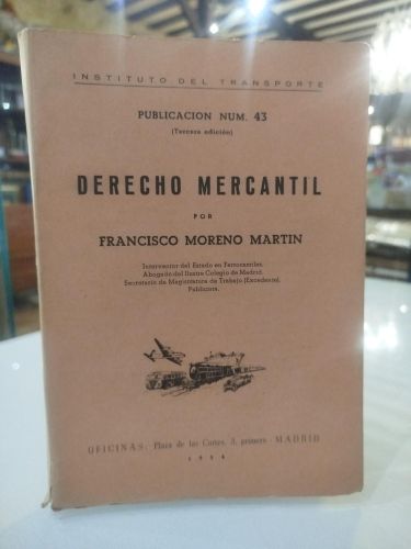 Portada del libro de Derecho Mercantil