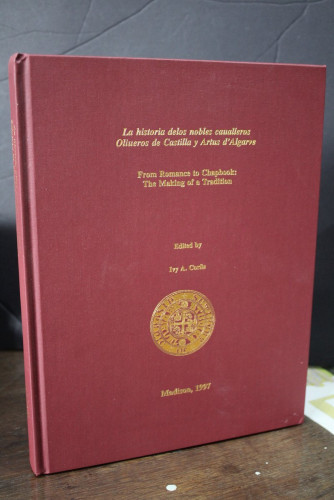 Portada del libro de La historia delos nobles caualleros oliueros de Castilla y Artus d'Algarve.