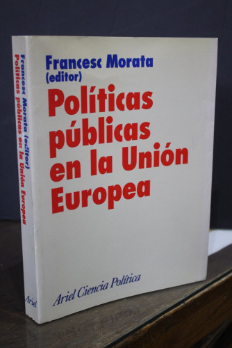 Portada del libro de Políticas públicas en la Unión Europea