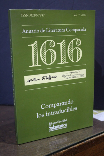 Portada del libro de Comparando los intraducibles.- Anuario de Literatura Comparada, 1616.- Vol. 7, 2017.