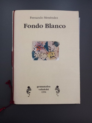 Portada del libro de (Firmado por el autor) Fondo blanco