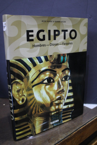 Portada del libro de Egipto. Hombres, Dioses, Faraones.- Taschen.