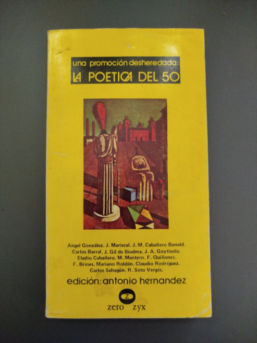 Portada del libro de Una promoción desheredada: La poética del 50
